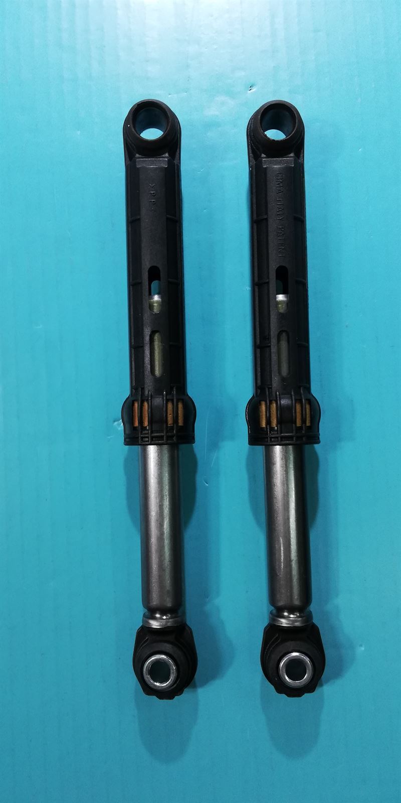 AMORTIGUADOR LAVADORA BOSCH, BALAY, SIEMENS, KIT DE 2 UNIDADES, Fuerza: 100N, longitud: 200mm, Longitud: 250mm, Agujero: 13mm, 00702567 - Imagen 1