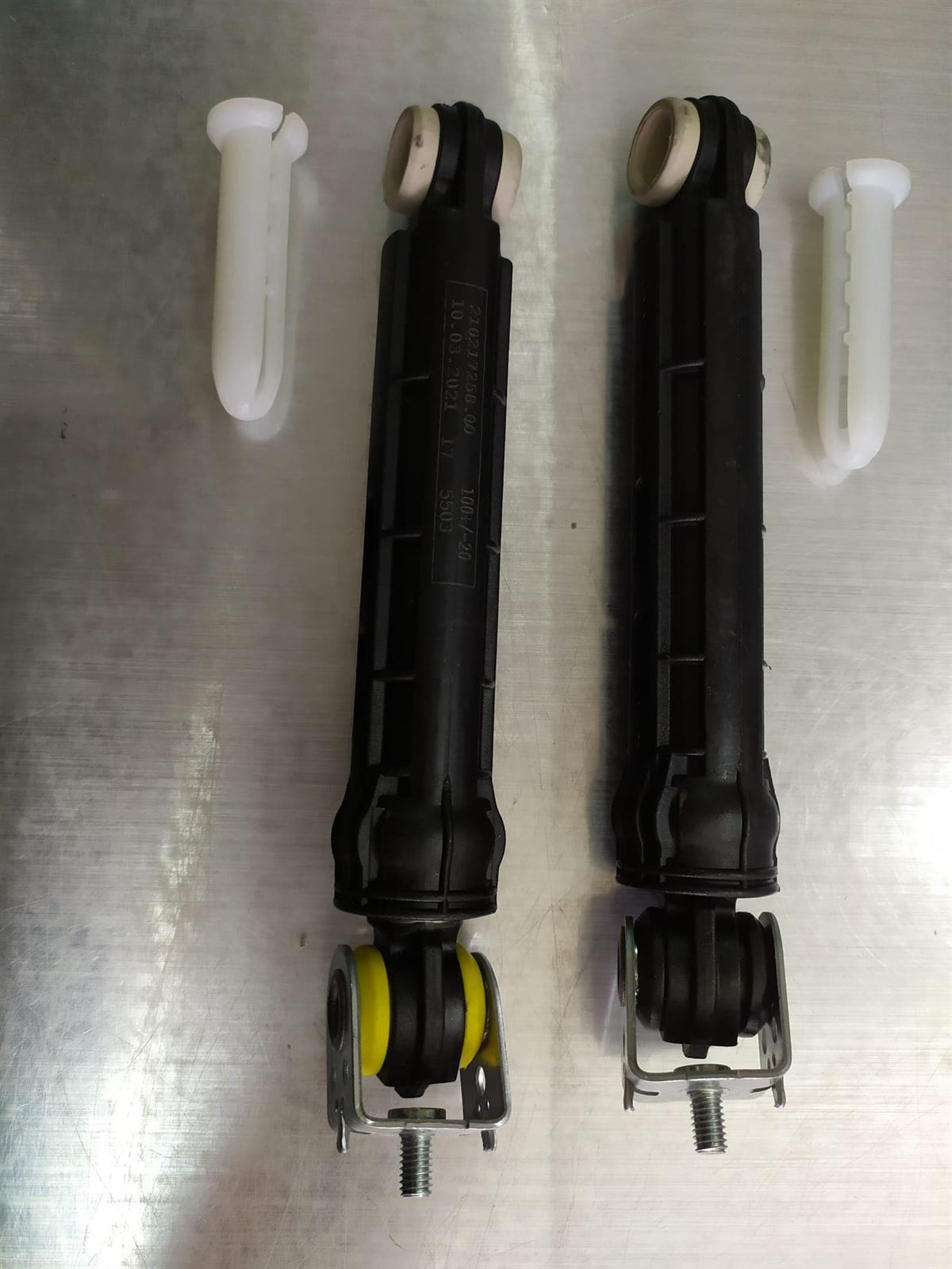 AMORTIGUADOR LAVADORA INDESIT, EWD61052, (KIT 2 AMORTIGUADOR), 100 N,   482000023502, C00309597 - Imagen 1