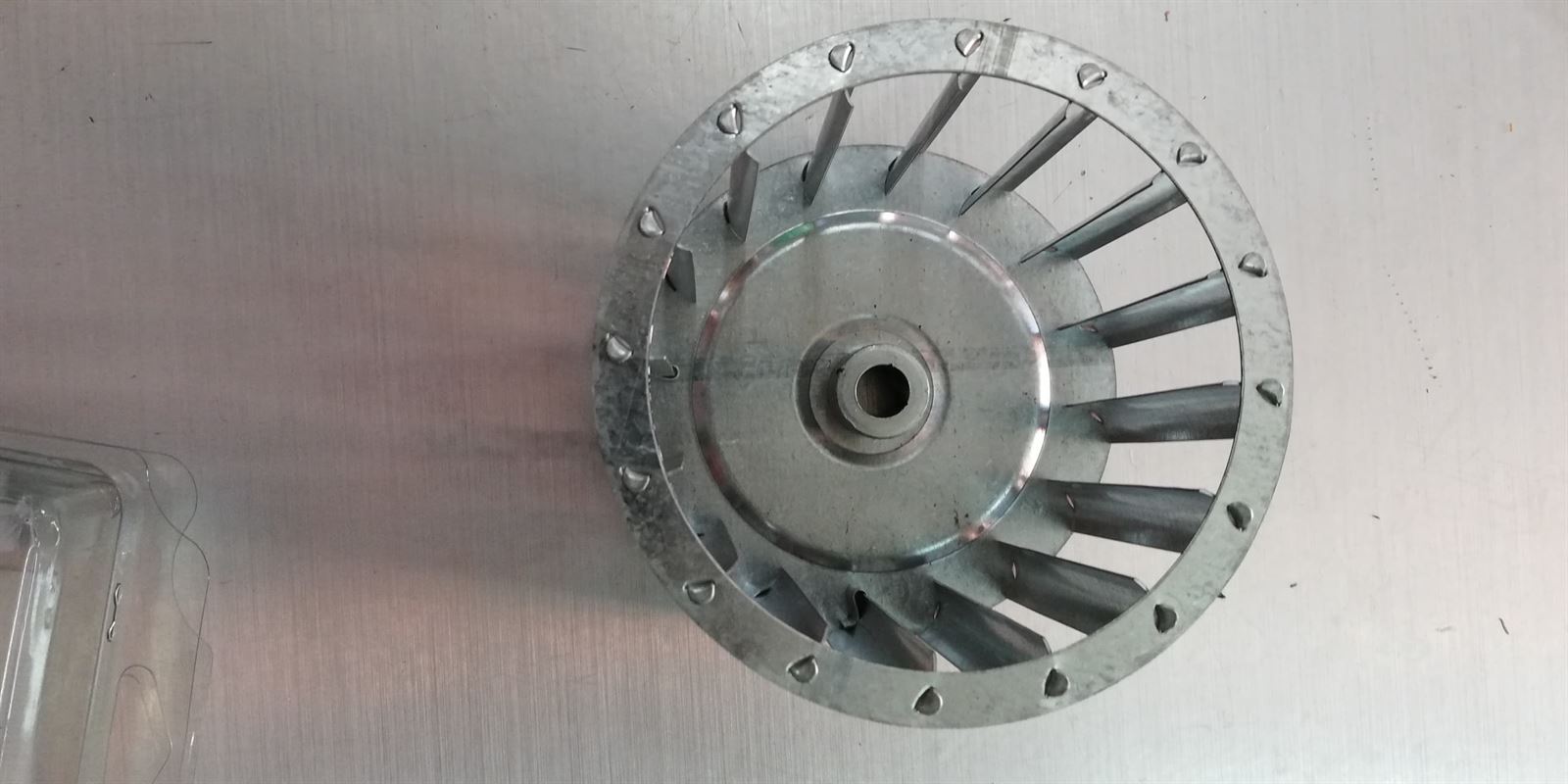 ASPAS TURBINA SECADORA AEG, ELECTROLUX, ZANUSSI, RECAMBIO ORIGINAL, EJE 11,50 MM, DIAMETRO 120 MM, ANCHO 90 MM,  50226087000 - Imagen 3