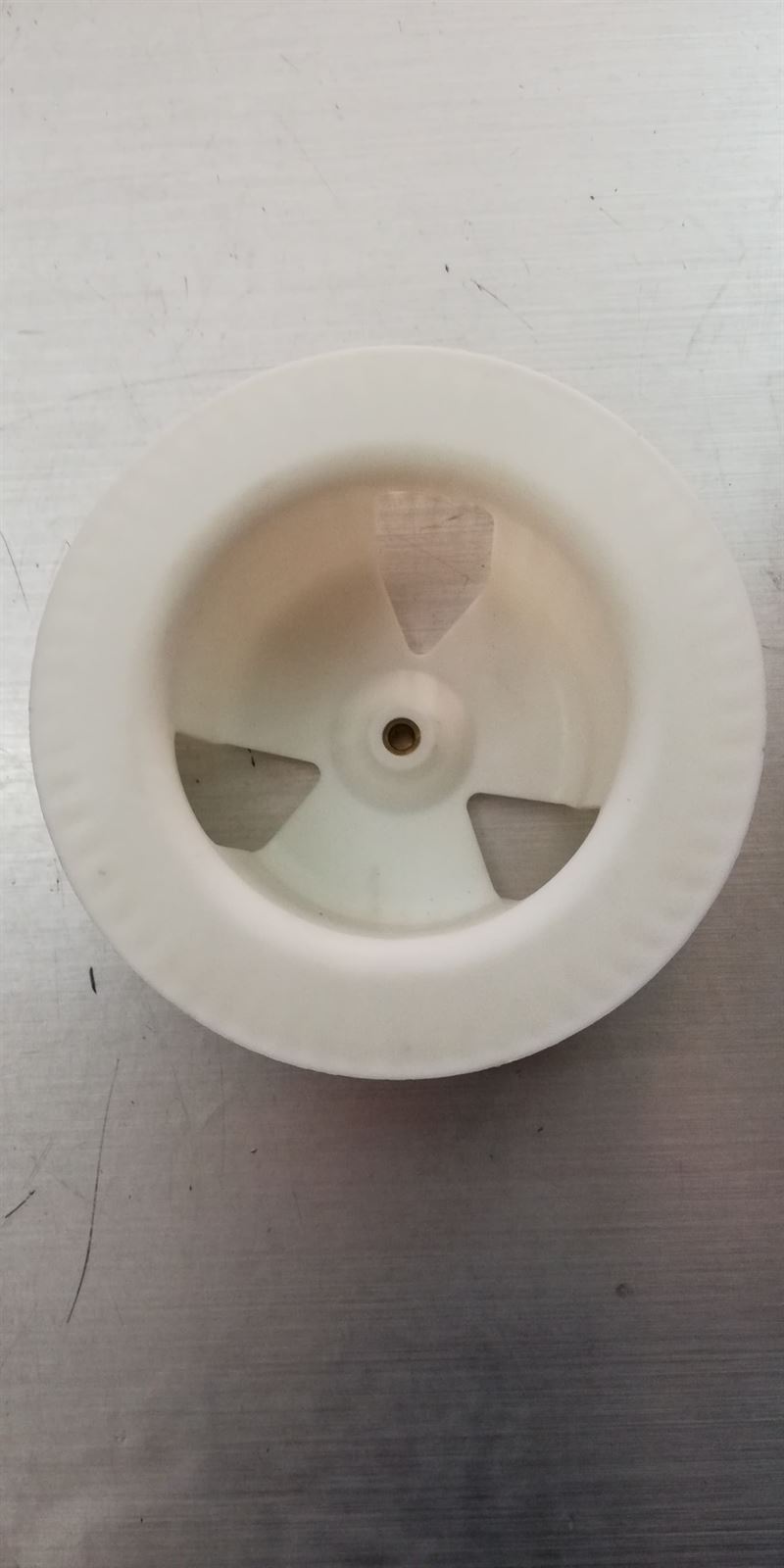 ASPAS TURBINA SECADORA AEG, ELECTROLUX, ZANUSSI, RECAMBIO ORIGINAL, EJE 5,8 MM, DIAMETRO 146/152 MM, ANCHO 68 MM,   50237776005 - Imagen 2