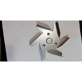 ASPAS VENTILADOR HORNO ZANUSSI, AEG, ELECTROLUX, RECAMBIO ORIGINAL, TURBINA, 3530457013 - Imagen 2