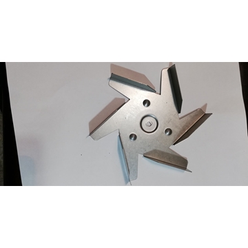 ASPAS VENTILADOR HORNO ZANUSSI, AEG, ELECTROLUX, RECAMBIO ORIGINAL, TURBINA, 3530457013 - Imagen 2