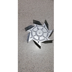 ASPAS VENTILADOR HORNO ZANUSSI, ELECTROLUX, CORBERO, TURBINA VENTILADOR, 50240853007 - Imagen 2