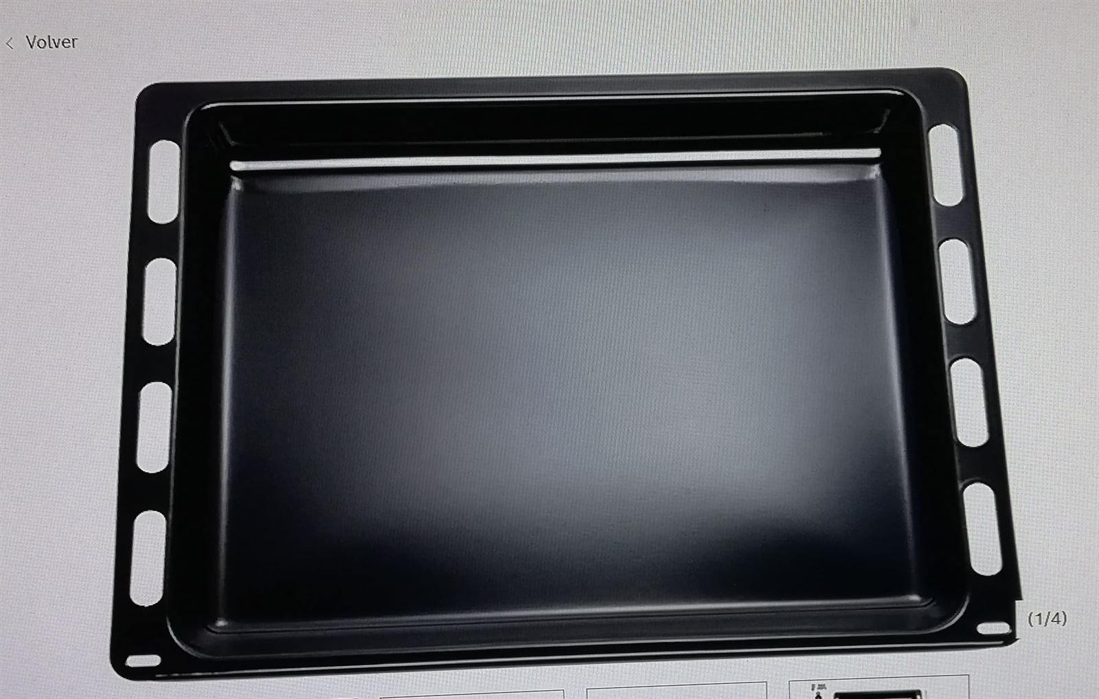 BANDEJA HORNO BALAY, BOSCH, ESMALTADA, 440/370/36 MM, 00790278 - Imagen 1