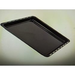 BANDEJA HORNO ELECTROLUX, AEG, ZANUSSI, METALICA VITRIFICADA, 450X370X30 MM, RECAMBIO ORIGINAL,  3532226077 - Imagen 1