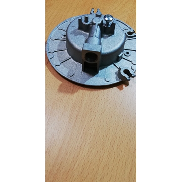 BASE QUEMADOR GRANDE COCINA CORBERO, ZANUSSI, CON INYECTOR, QUEMADOR RAPIDO, RECAMBIO ORIGINAL, DIAMETRO 110MM, 140014840031,3424250110 - Imagen 1