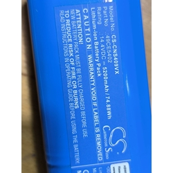 BATERIA ASPIRADOR ROBOT CECOTEC, ALTERNATIVA, 14,4 v, 5200 miliamperes, LI-ION, 132x38x37 mm, X573124 - Imagen 2