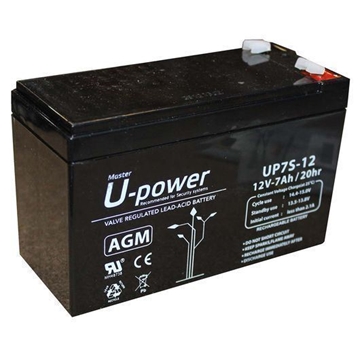 BATERÍA DE PLOMO, 150x94x64 mm, Válida para electrodomésticos, S.A.I, alarmas, juguetes, BATEP-12-7 - Imagen 1