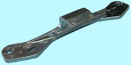 BISAGRA PUERTA ESCOTILLA LAVADORA BALAY, largo 160mm, distancia agujeros amarre 145mm,  00273295, 74BY0006 - Imagen 1