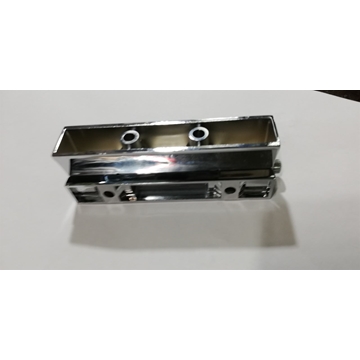 BISAGRA PUERTA FRIGORIFICO BOTELLERO COMERCIAL, CROMADO SIN MUELLE, LARGO 100MM, ANCHO 20/16MM, AGUJEROS SUJECCION 60/32MM, DIAMETRO AGUJEROS 5MM, A690431 - Imagen 2