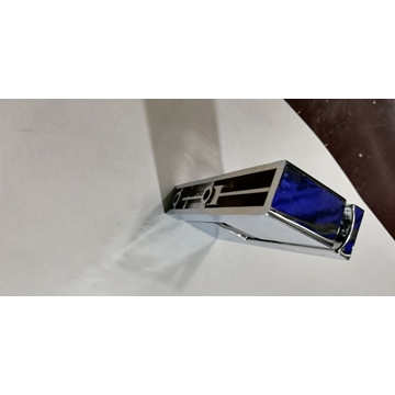 BISAGRA PUERTA FRIGORIFICO BOTELLERO COMERCIAL, CROMADO SIN MUELLE, LARGO 96MM, ANCHO 19MM, AGUJEROS SUJECCION 38MM, DIAMETRO AGUJEROS 5MM, A690390 - Imagen 2