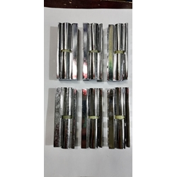 BISAGRA PUERTA FRIGORIFICO BOTELLERO COMERCIAL, LARGO 96MM, ANCHO 18,5MM, AGUJEROS SUJECCION 80/55/25MM, DIAMETRO EJE 10MM, KIT DE 6 UNIDADES, 650239 - Imagen 1