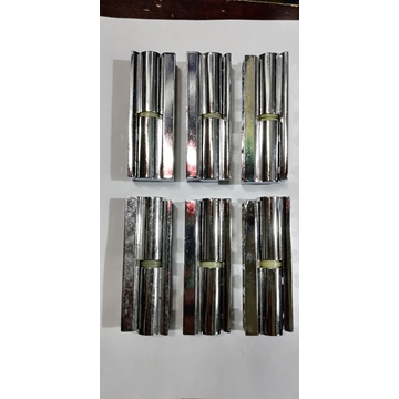 BISAGRA PUERTA FRIGORIFICO BOTELLERO COMERCIAL, LARGO 96MM, ANCHO 18,5MM, AGUJEROS SUJECCION 80/55/25MM, DIAMETRO EJE 10MM, KIT DE 6 UNIDADES, 650239 - Imagen 1