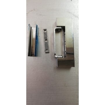 BISAGRA PUERTA FRIGORIFICO, rectangular L 127/21/43 mm, distancia de sujeción 27/27mm, 690293 - Imagen 2