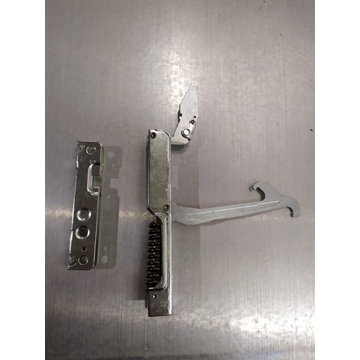 BISAGRA PUERTA HORNO + PORTARRODILLO UNOX, SALVA, TROIA, 200X155X145X20 MM, ROSCA M5, ( PORTARODILLO PUERTA HORNO ZANUSSI, SALVA, TROIA, UNOX, 110/22/12 MM, ROSCA M5, REFERENCIA 317900503 ) A.UNX40 - Imagen 1