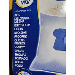 BOLSA ASPIRADOR AEG, DE LONGHI, CAJA 4 BOLSAS + 1 FILTRO, VER FOTO MARCAS MODELOS COMPATIBLES, AE01-MW - Imagen 2