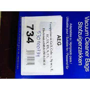 BOLSA ASPIRADOR AEG, PAQUETE 5 BOLSAS, RECAMBIO ALTERNATIVO, BOLSA ASPIRADOR AEG VAMPIRYNO, VER FOTO MODELOS, 530100734 - Imagen 2