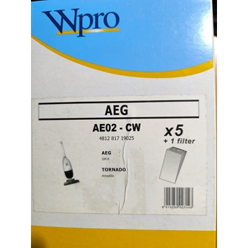 BOLSA ASPIRADOR AEG, TORNADO, GR6,  AE02-CW - Imagen 1
