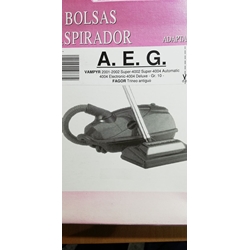 BOLSA ASPIRADOR AEG, VAMPYR, 2001/2002, CAJA 5 BOLSAS PAPEL, RECAMBIO ALTERNATIVO, GR28, 9002565423 - Imagen 1