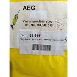 BOLSA ASPIRADOR AEG VAMPYRETTE 5000, CAJA 5 BOLSAS PAPEL, CARTON 119MM, DIAMETRO 38MM, VER FOTO MODELOS, 62514 - Imagen 1