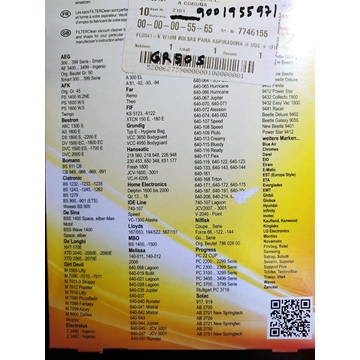 BOLSA ASPIRADOR AEG, VARIAS MARCAS, NILFISK, SAMSUNG, DIRT DEVIL, VER FOTO MARCAS Y MODELOS, 4 BOLSAS SINTETICAS+1 FILTRO, RECAMBIO ALTERNATIVO, 9001955971, GR50S - Imagen 1