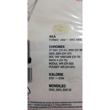 BOLSA ASPIRADOR AKA, CHROMEX, KALORIK, MONDILEC, VER FOTO MODELOS, PAQUETE 10 BOLSAS, RECAMBIO ALTERNATIVO,  AKA20 - Imagen 1