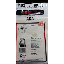 BOLSA ASPIRADOR AKA, CHROMEX, KALORIK, MONDILEC, VER FOTO MODELOS, PAQUETE 10 BOLSAS, RECAMBIO ALTERNATIVO,  AKA20 - Imagen 2
