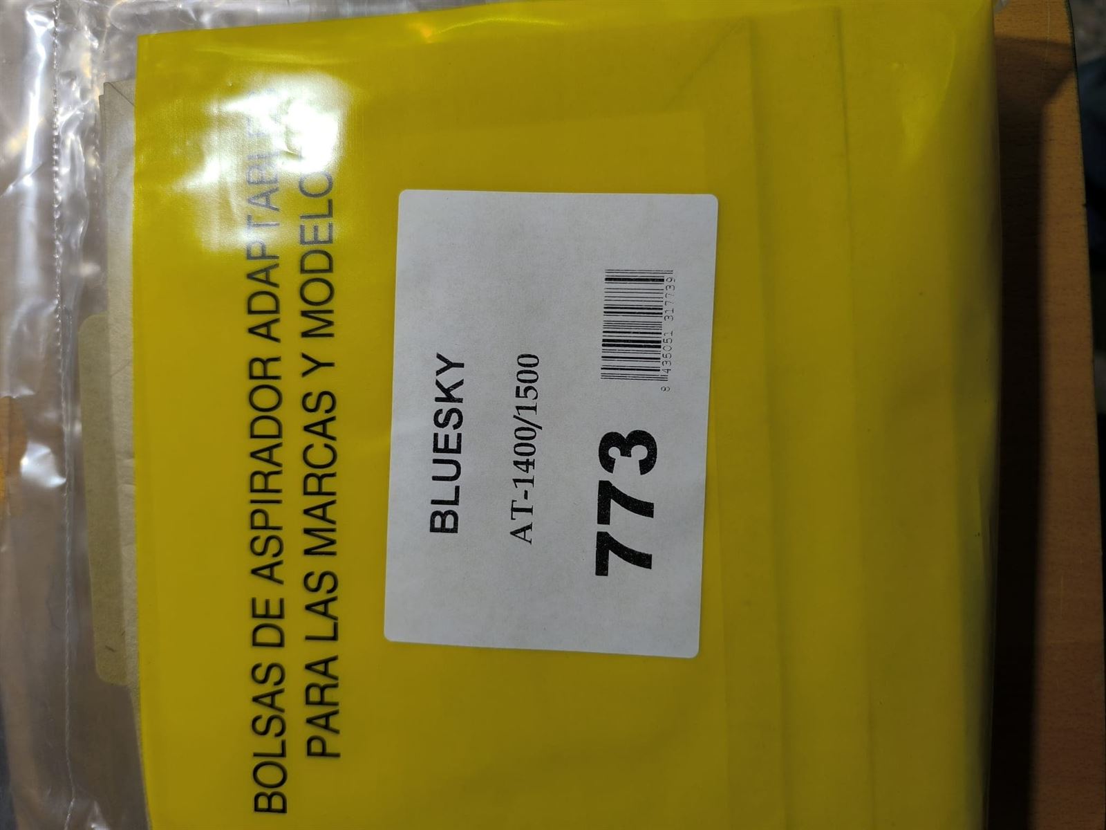 BOLSA ASPIRADOR BLUESKI, CAJA 5 BOLSAS PAPEL,  773 - Imagen 1