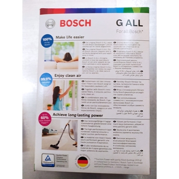 BOLSA ASPIRADOR BOSCH, BSG72223/11, CAJA 4 BOLSAS, RECAMBIO ORIGINAL, 17003048 - Imagen 2