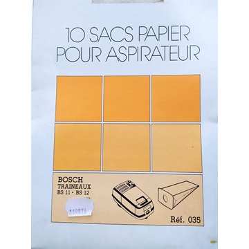 BOLSA ASPIRADOR BOSCH, CAJA 10 BOLSAS, VER FOTO MODELOS,  110076 - Imagen 2