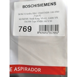 BOLSA ASPIRADOR BOSCH, RECAMBIO ALTERNATIVO, VER MODELOS FOTO,  00468265 - Imagen 1