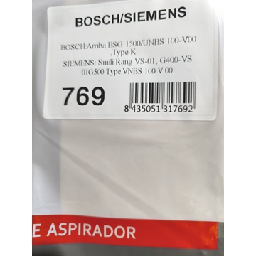 BOLSA ASPIRADOR BOSCH, RECAMBIO ALTERNATIVO, VER MODELOS FOTO,  00468265 - Imagen 1