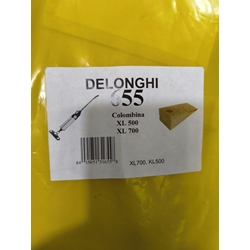 BOLSA ASPIRADOR DELONGHI COLOMBINA, ESCOBA, XL500,XL700, CAJA 5 BOLSAS PAPEL, CARTON 79/69MM, DIAMETRO 35/48MM, 655 - Imagen 1