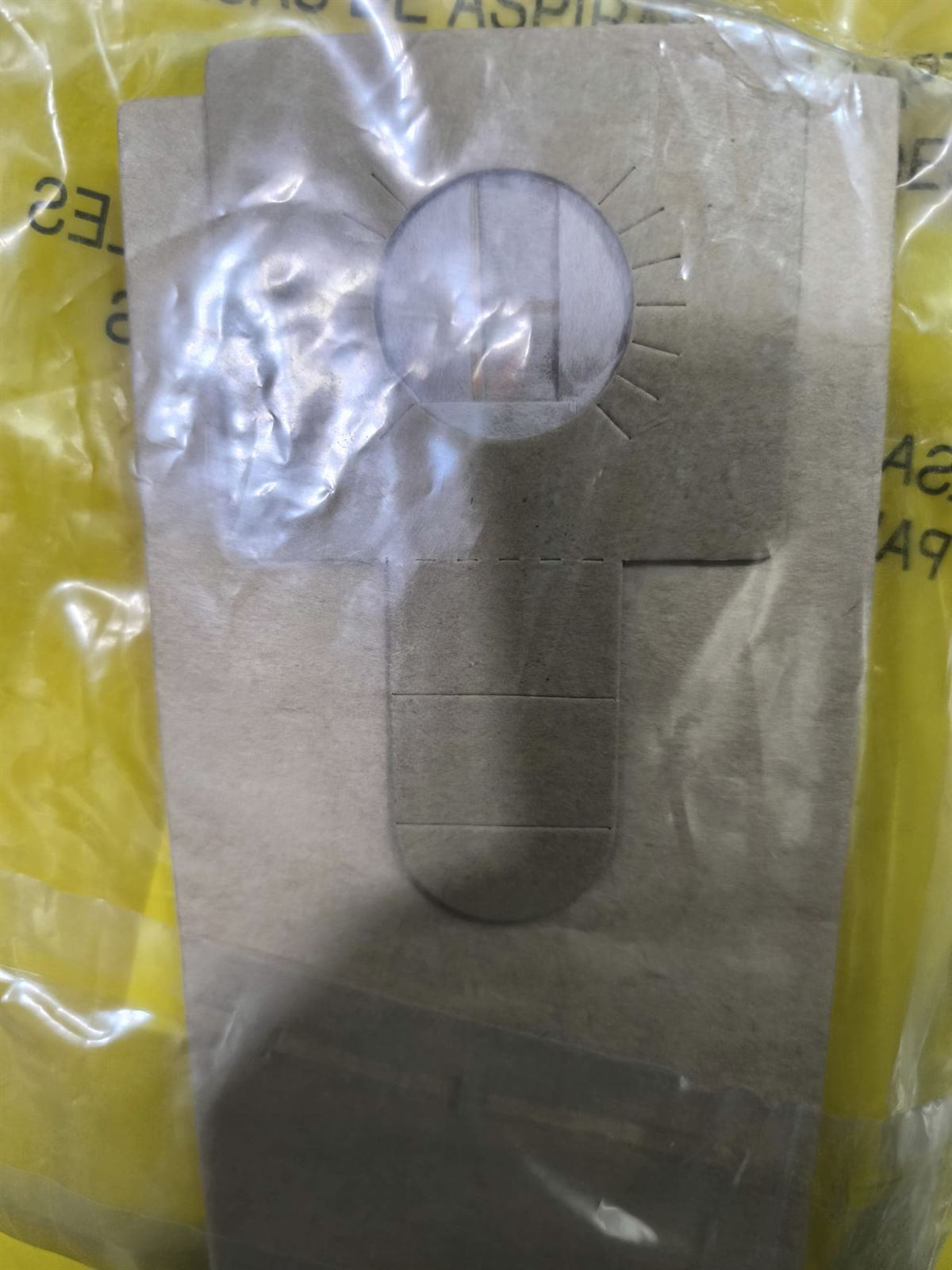 BOLSA ASPIRADOR DELONGHI COLOMBINA, ESCOBA, XL500,XL700, CAJA 5 BOLSAS PAPEL, CARTON 79MM, DIAMETRO 34MM, 655 - Imagen 2