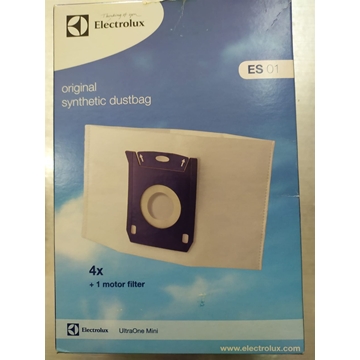 BOLSA ASPIRADOR ELECTROLUX, PAQUETE 4 BOLSAS+FILTRO MOTOR, RECAMBIO ORIGINAL, 9001670109 - Imagen 1
