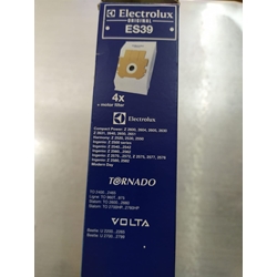 BOLSA ASPIRADOR ELECTROLUX, PAQUETE 4 BOLSAS+FILTRO MOTOR, RECAMBIO ORIGINAL, ES39, 9002565431 - Imagen 1