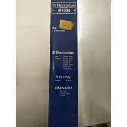 BOLSA ASPIRADOR ELECTROLUX, PAQUETE 5 BOLSAS+FILTRO MOTOR, RECAMBIO ORIGINAL, E13N,  9001961201 - Imagen 2