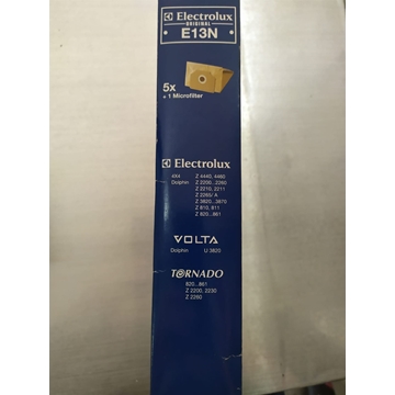 BOLSA ASPIRADOR ELECTROLUX, PAQUETE 5 BOLSAS+FILTRO MOTOR, RECAMBIO ORIGINAL, E13N,  9001961201 - Imagen 2