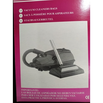 BOLSA ASPIRADOR ELECTROLUX, PAQUETE 5 BOLSAS PAPEL, VER MODELOS FOTO, RECAMBIO ALTERNATIVO, F-695 - Imagen 2
