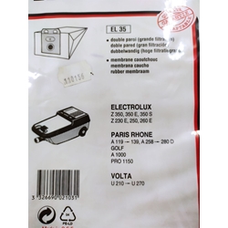BOLSA ASPIRADOR ELECTROLUX, PARIS RHONE, VOLTA, VER MODELOS FOTO, PAQUETE 10 BOLSAS, RECAMBIO ALTERNATIVO, 110156 - Imagen 2
