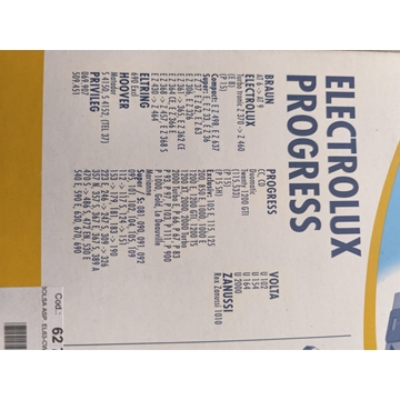 BOLSA ASPIRADOR ELECTROLUX, PROGRESS, VER MODELOS FOTO, PAQUETE 5 BOLSAS, RECAMBIO ALTERNATIVO, EL63CW - Imagen 2