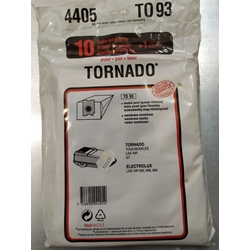 BOLSA ASPIRADOR ELECTROLUX, TORNADO, VER MODELOS FOTO, PAQUETE 10 BOLSAS+FILTRO, RECAMBIO ALTERNATIVO, 110659 - Imagen 1