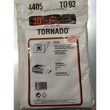 BOLSA ASPIRADOR ELECTROLUX, TORNADO, VER MODELOS FOTO, PAQUETE 10 BOLSAS+FILTRO, RECAMBIO ALTERNATIVO, 110659 - Imagen 1