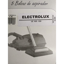 BOLSA ASPIRADOR ELECTROLUX, UZ 925, UZ 930, PAQUETE 5 BOLSAS PAPEL, VER MODELOS FOTO, RECAMBIO ALTERNATIVO,  F-696 - Imagen 1