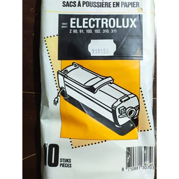 BOLSA ASPIRADOR ELECTROLUX, VER MODELOS FOTO, PAQUETE 10 BOLSAS, RECAMBIO ALTERNATIVO, 110153 - Imagen 1