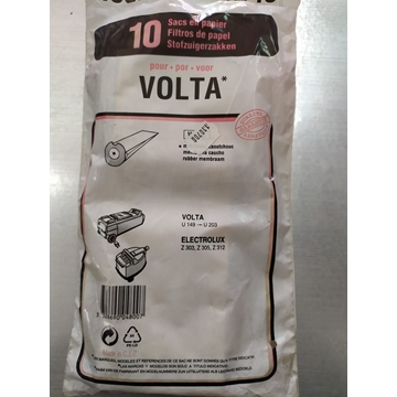 BOLSA ASPIRADOR ELECTROLUX, VOLTA, VER FOTO CON MODELOS, PAQUETE 10 BOLSAS, RECAMBIO ALTERNATIVO, 110700 - Imagen 2