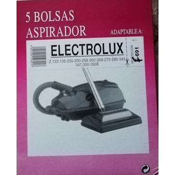 BOLSA ASPIRADOR ELECTROLUX Z133, Z135, Z230 HASTA Z350E, PAQUETE 5 BOLSAS,  F-691 - Imagen 2