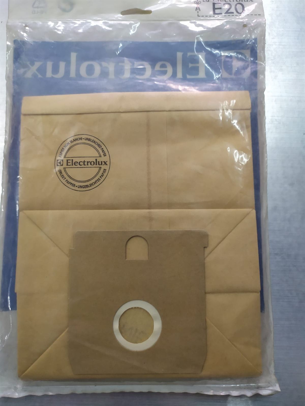 BOLSA ASPIRADOR ELECTROLUX Z1600, Z1700, PAQUETE 5 BOLSAS, RECAMBIO ORIGINAL, 115416158,  E20 - Imagen 2