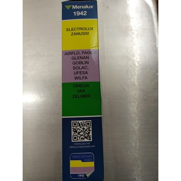 BOLSA ASPIRADOR ELECTROLUX, ZANUSSI, PAQUETE 5 BOLSAS+FILTRO MOTOR, RECAMBIO ORIGINAL, 1942,  9001670778 - Imagen 2