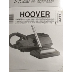 BOLSA ASPIRADOR HOOVER COMPACT, VER FOTO MODELOS, CAJA 5 BOLSAS PAPEL,   F-727 - Imagen 1